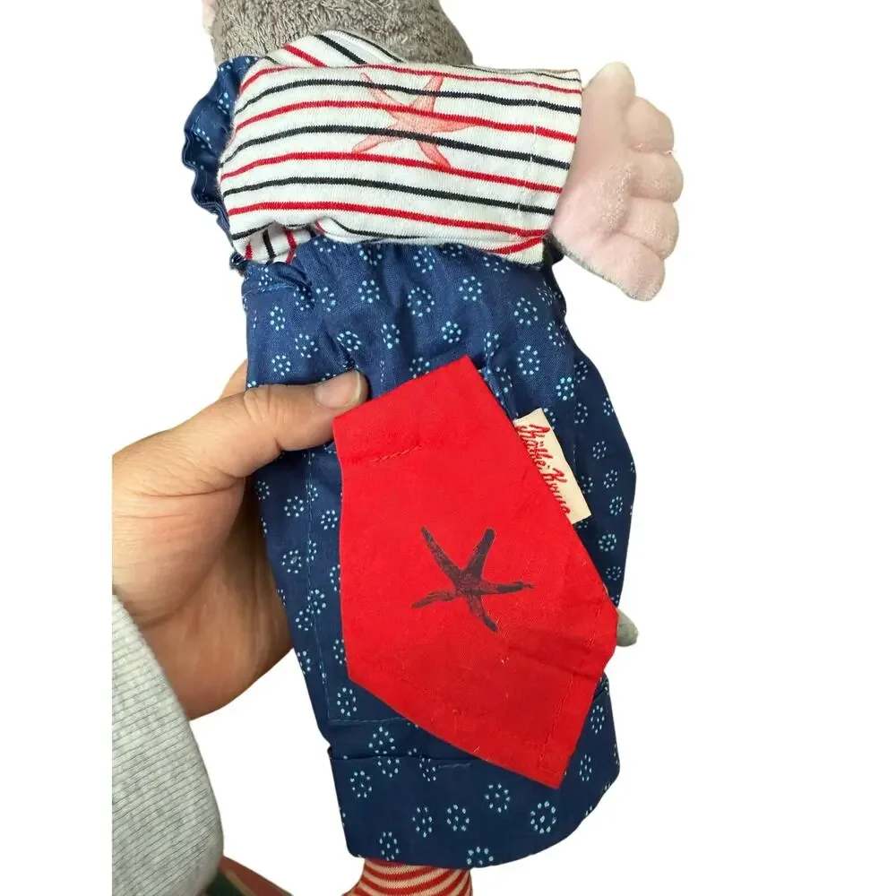 Karhe Kruse mouse plush with overalls seshell print outfit Germany‎